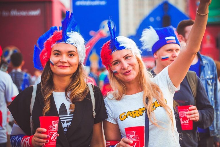 Russian football fans