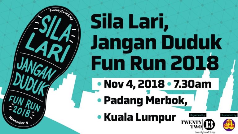 Sila Lari, Jangan Duduk Fun Run 2018