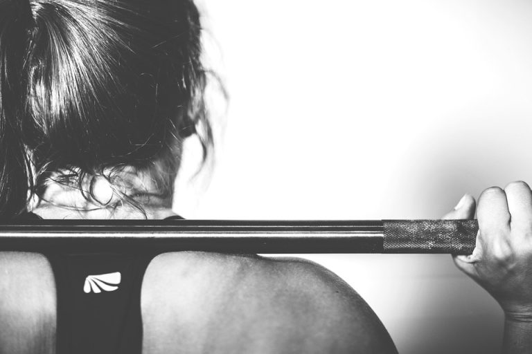 Athlete in action