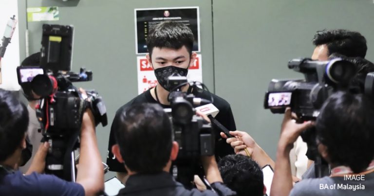 220125 Lee Zii Jia speaks to the media