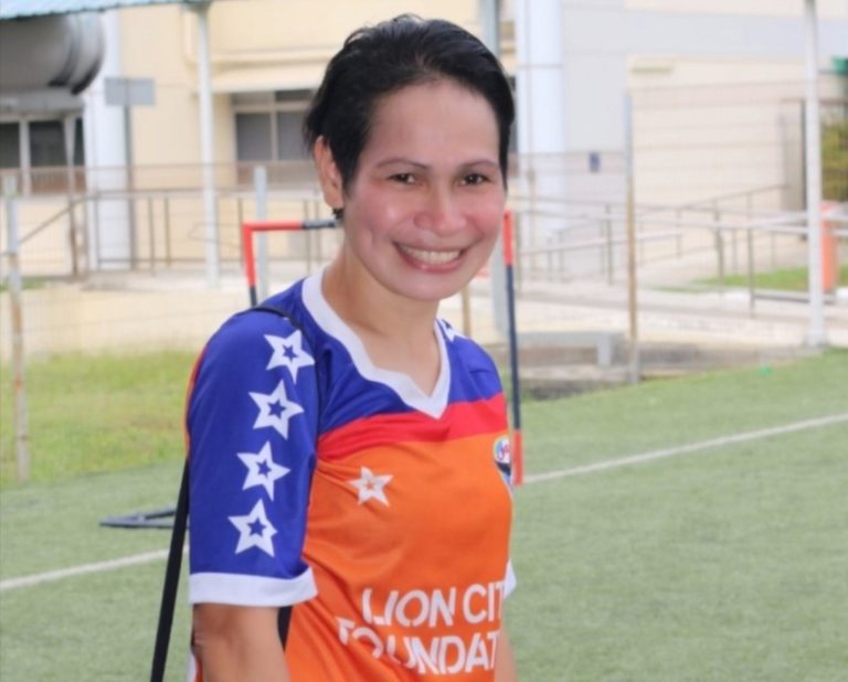 Domestic worker Lolita reignites passion for healthy lifestyle via futsal