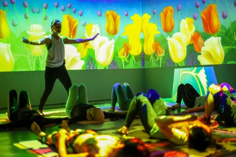Mixing yoga and van Gogh’s immersive art a treat for the senses