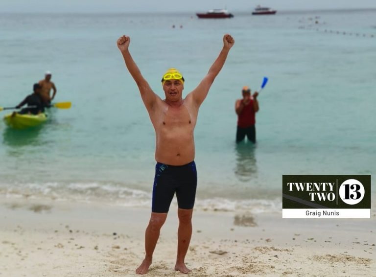 Writer Ridzwan Rahim conquers choppy seas in record-breaking Terengganu swim
