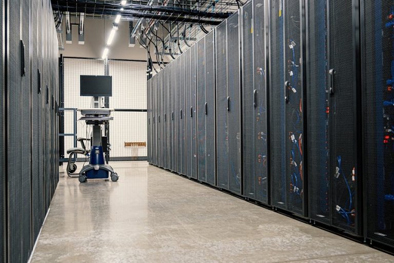 Servers in a data centre.