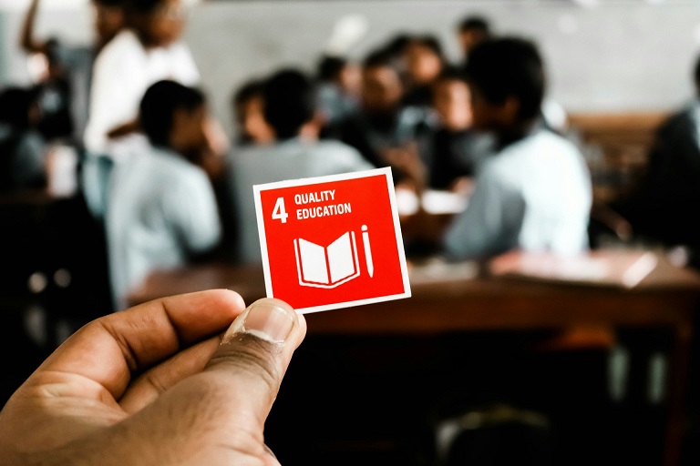 Goal 4 of UN's Sustainable Development Goals is quality education.