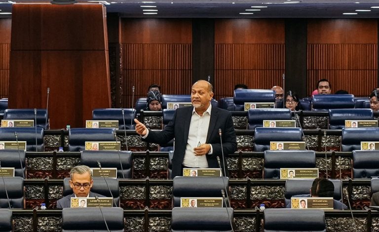 Digital Minister Gobind Singh Deo in Parliament on Nov 12, 2024.