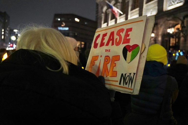Gathering at the Boston Public Library- Central Library, Boylston Street, Boston, MA, USA in January 2024.