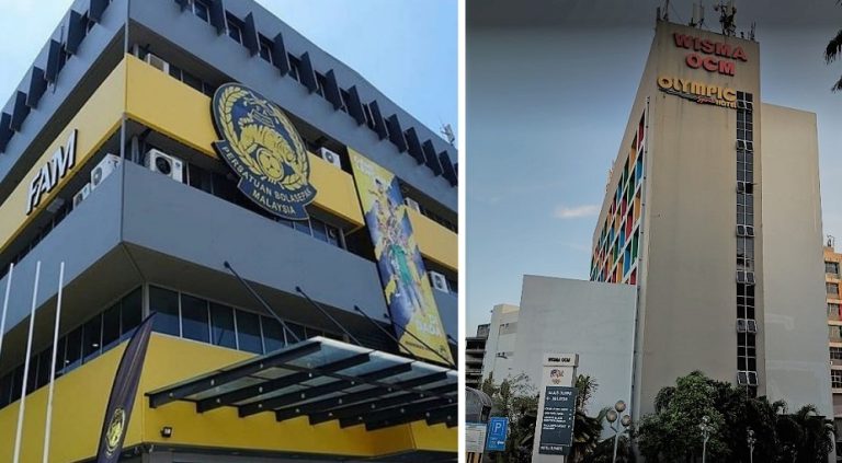 FA of Malaysia and Olympic Council of Malaysia buildings.