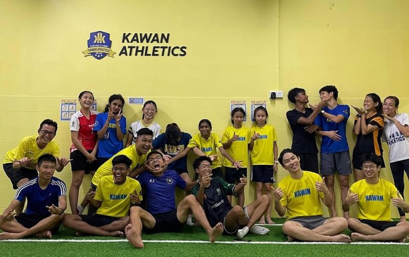 Kawan Athletics runners in a group photo.