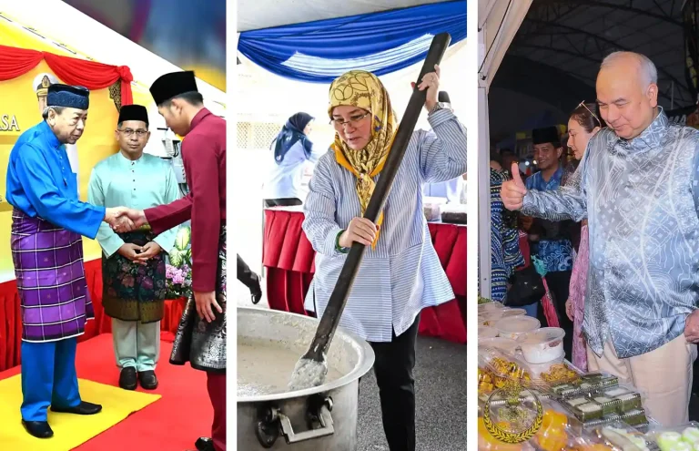 From left: Sultan Sharafuddin Idris Shah Alhaj, Tunku Azizah, Tunku Azizah Aminah Maimunah Iskandariah and Sultan Nazrin Shah.