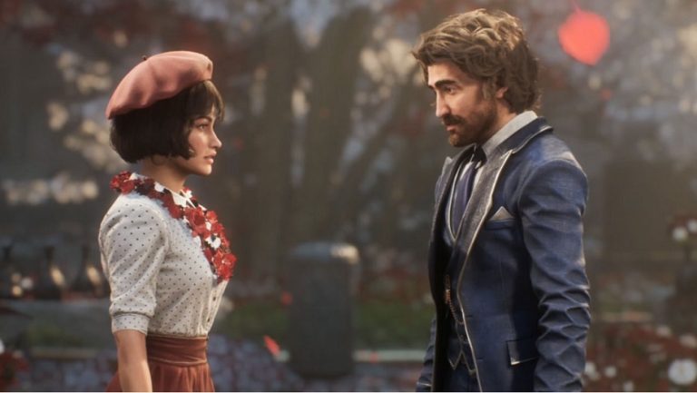 A scene from the new 2025 game Clair Obscur:Expedition 33.