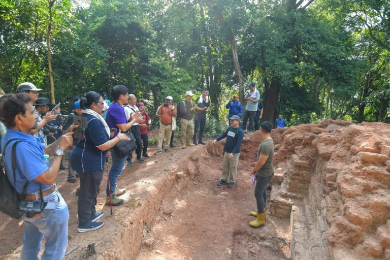 The writer during a recent visit to Bukit Choras in Yan, Kedah, in conjunction with the International Conference of the Early History of Southeast Asia on May 18, 2025.