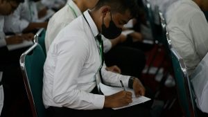 Students undergoing internship.