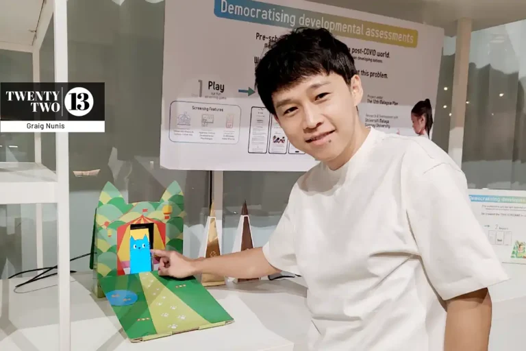 Shun Matsuzaka of Toy8 created a digital platform that uses games to screen and support children’s development in a fun, non-intrusive way.