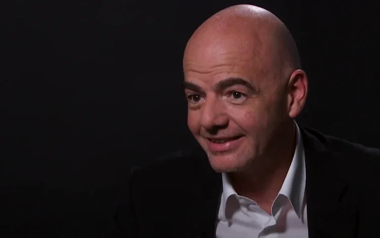 Fifa president Gianni Infantino.