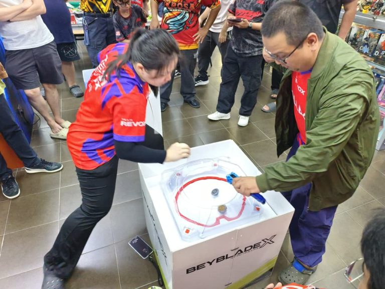 Beyblade can spin to the top, Malaysian couple predicts boom in sport