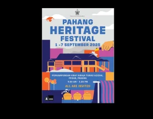 Pahang Heritage Festival 2025 poster.