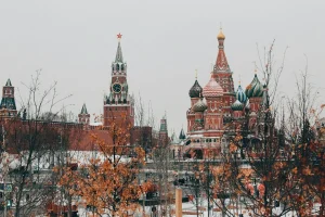 An image of Kremlin in Moscow.