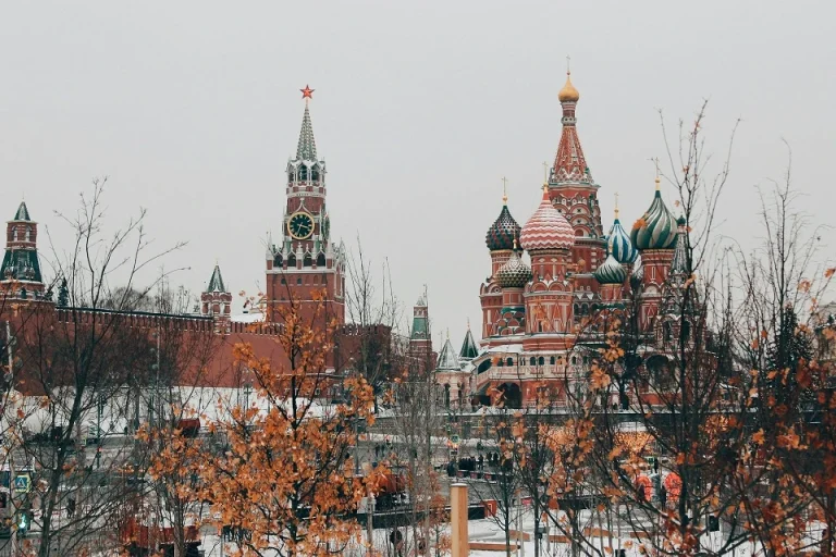 An image of Kremlin in Moscow.