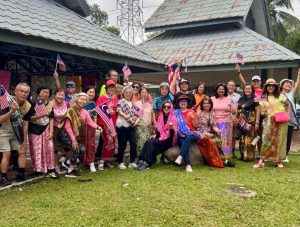 A group of seniors gather at Taman Jaya, Petaling Jaya on Sept 12, 2025 to celebrate Malaysia Day in advance.