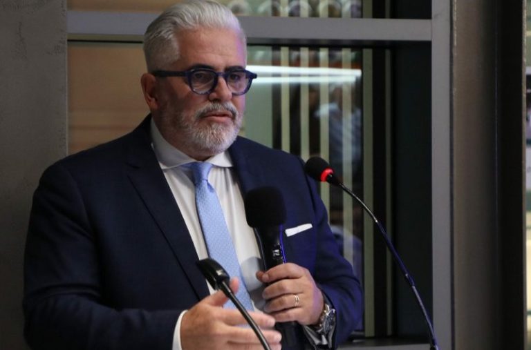 Emanuel Macedo de Medeiros at the launch of SIGA Asia in Dubai.