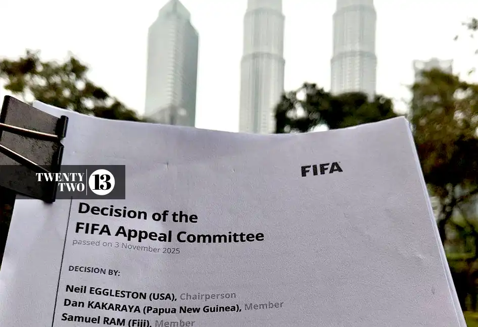 Fifa Appeal Committee decision with the backdrop of the Twin Towers in Kuala Lumpur.
