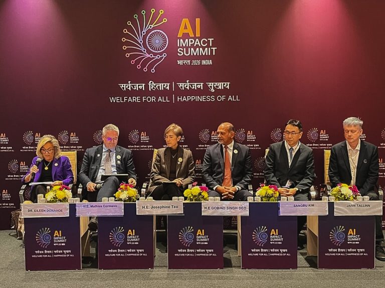 Malaysia's Digital Minister Gobind Singh Deo joins the Ministerial Panel: ‘International AI Safety Coordination: What Policymakers Need To Know’ during the AI Impact Summit 2026 in India on Feb 21, 2026.