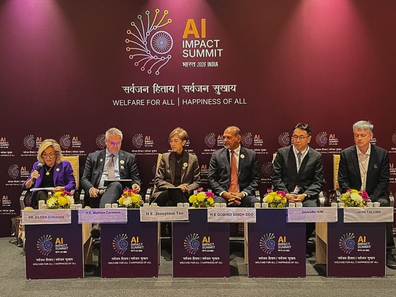 Malaysia's Digital Minister Gobind Singh Deo joins the Ministerial Panel: ‘International AI Safety Coordination: What Policymakers Need To Know’ during the AI Impact Summit 2026 in India on Feb 21, 2026.