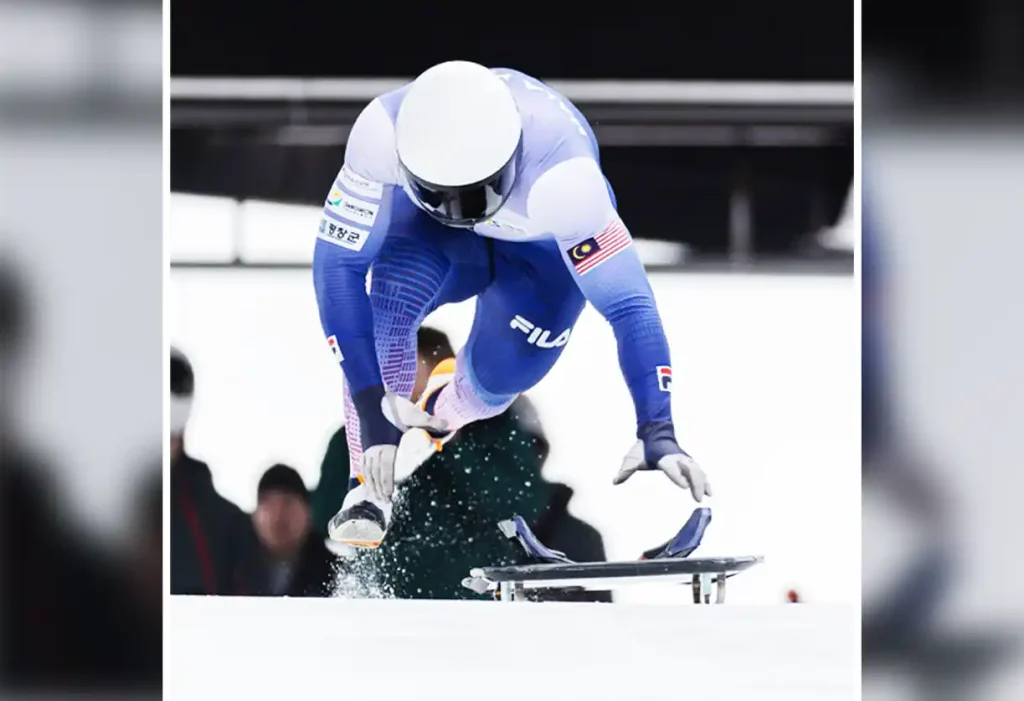 Malaysia’s skeleton hopeful Jonathan Yaw missed the Winter Olympics by one spot.