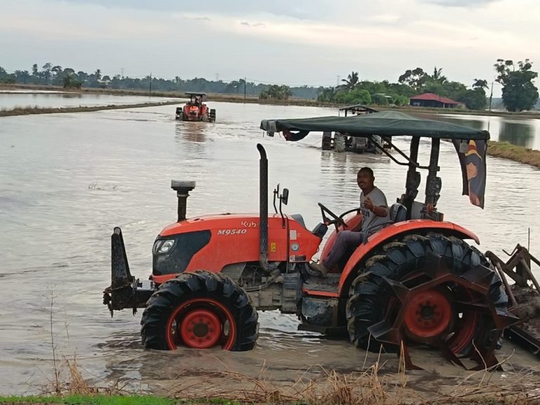 Paddy owner Mohamad Fazeli Abdullah from Sungai Manik, Perak is involved in the Rakan Tani pilot project.
