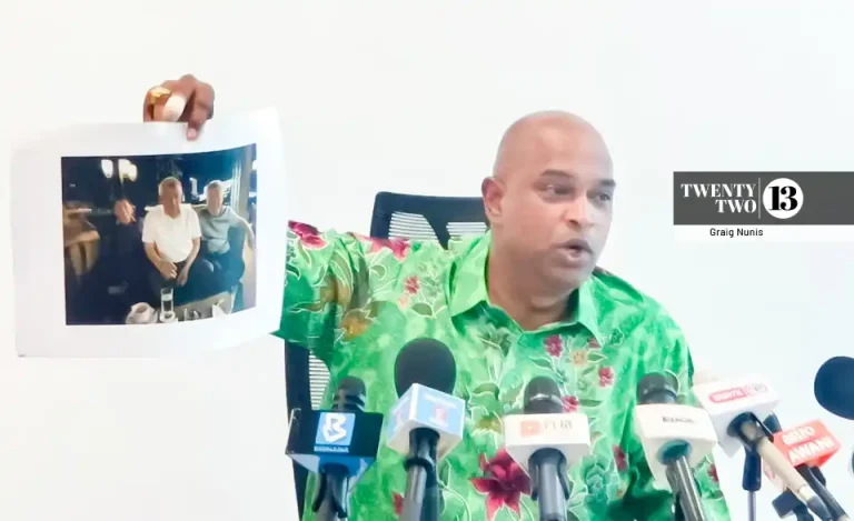 PKR vice-president Datuk Seri R. Ramanan speaking at a press conference on March 25, 2026, regarding allegations by businessman Victor Chin over alleged payment amounting to RM9.5 million.