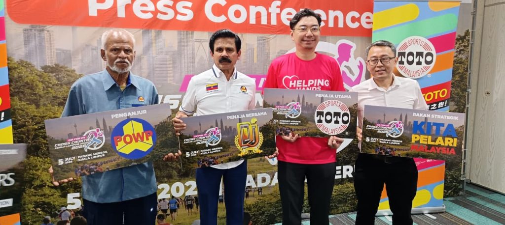 Officials at the launch of the 41st Go for It! Cross Country Kuala Lumpur.