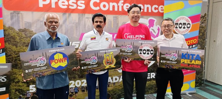 Officials at the launch of the 41st Go for It! Cross Country Kuala Lumpur.