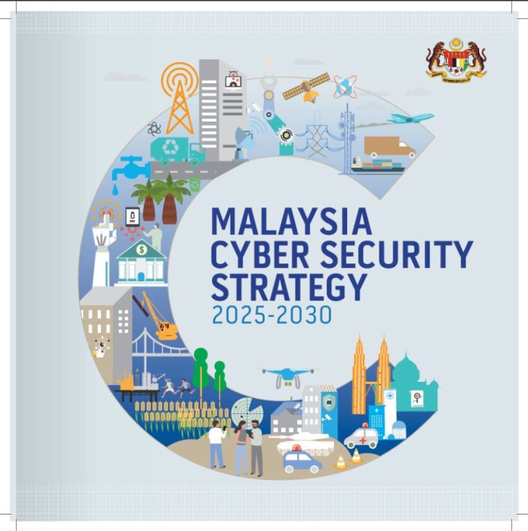Cover of the Malaysia Cybersecurity Strategy 2025-2030 report.