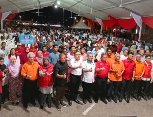 Pakatan Harapan's Ceramah Perdana in Stadium Tuanku Abdul Rahman in Paroi, Negeri Sembilan on May 6, 2026.
