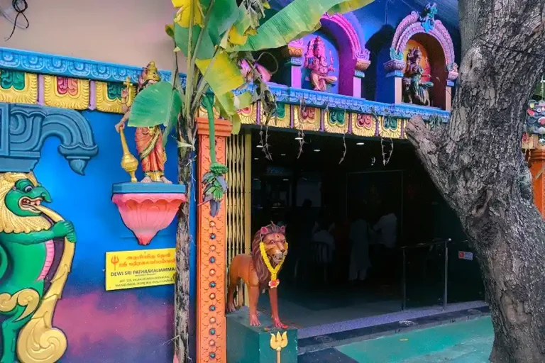 The Dewi Sri Pathrakaliamman Temple at Jalan Munshi Abdullah in Masjid India, Kuala Lumpur.