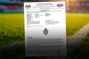 The MyIPO letter raising objections to the trademark application of Kuala Lumpur City Football Club.