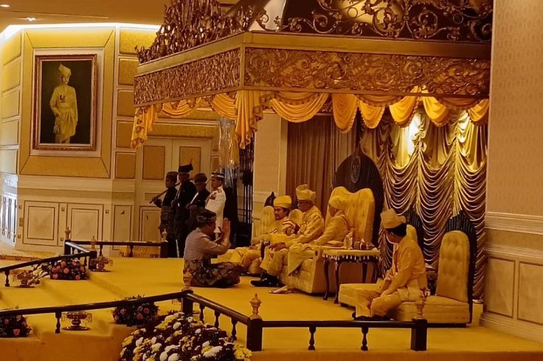 Tuanku Muhriz Tuanku Munawir menerima menghadap Muhammad Faris Johari sebagai Undang Luak Sungei Ujong Ke-11 pada 27 Jun 2026.