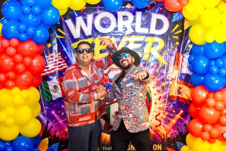 World Fever showcases Malaysian creative talent: Lewis (right) wrote the song, while Magnifisson contributed the rap lyrics.