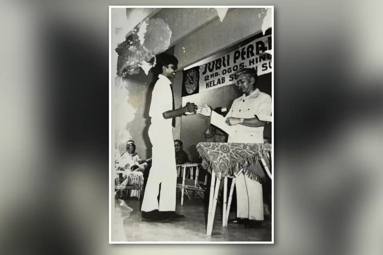 Tun Dr Ismail Abdul Rahman at the Jubli Perak held in Kuala Lumpur on Aug 2, 1973. It was the last event he attended before he passed away the same day.