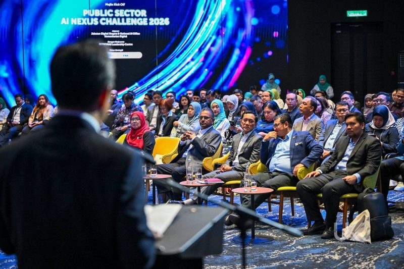 imbalan Ketua Setiausaha (Pembangunan Digital) Kementerian Digital, Encik Ma. Sivanesan a/l Marimuthu@Muthiah telah menyempurnakan Majlis Kick-Off Public Sector AI Nexus Challenge 2026 yang berlangsung di Dewan 360, Petronas Leadership Centre.