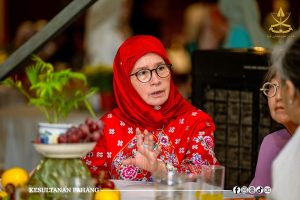Tunku Azizah at a function in 2026.
