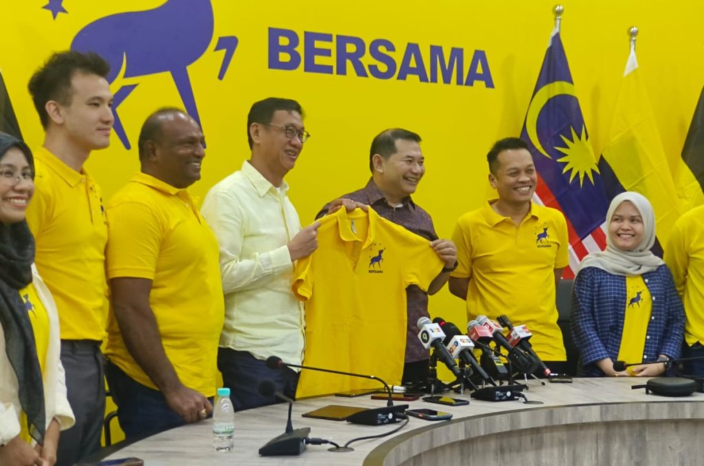 Wong Chen is joined by Rafizi Ramli and Nik Nazmi Nik Ahmad at a press conference on Aug 12, 2026.