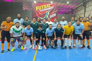 Group photograph of Saudi Arabia Embassy and Team Media Malaysia before the final.