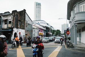 A scene in George Town, Penang.